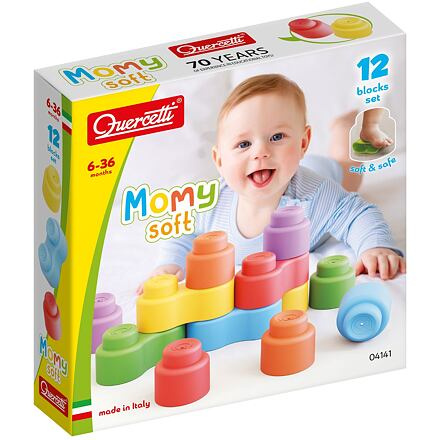 Momy soft blocks 12 prvků Quercetti