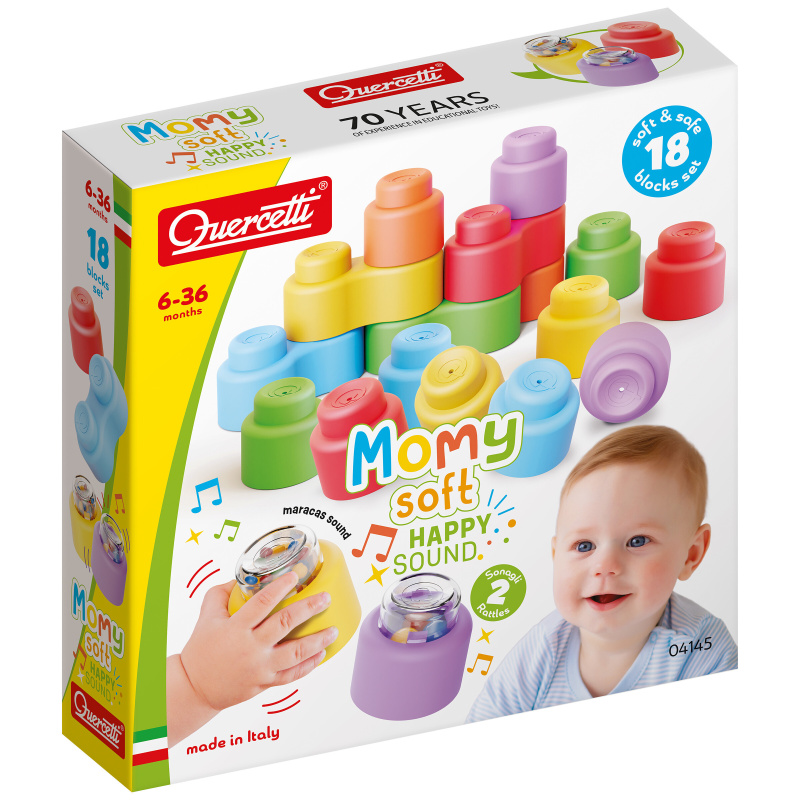 Quercetti Momy Soft Happy Sound 18 ks