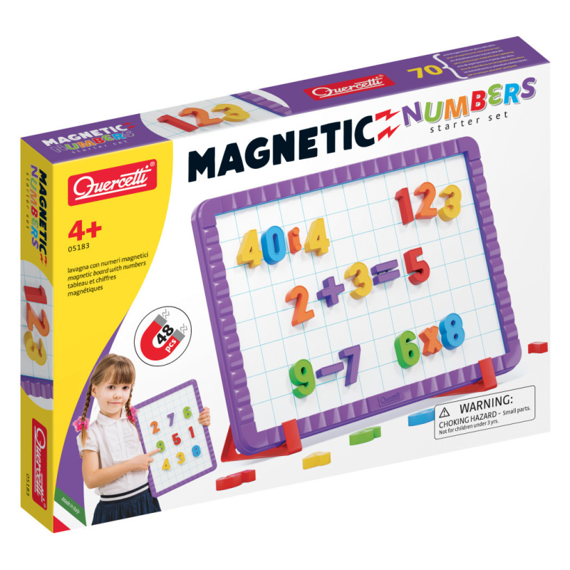 Magnetická tabule s čísly – sada 48 magnetů