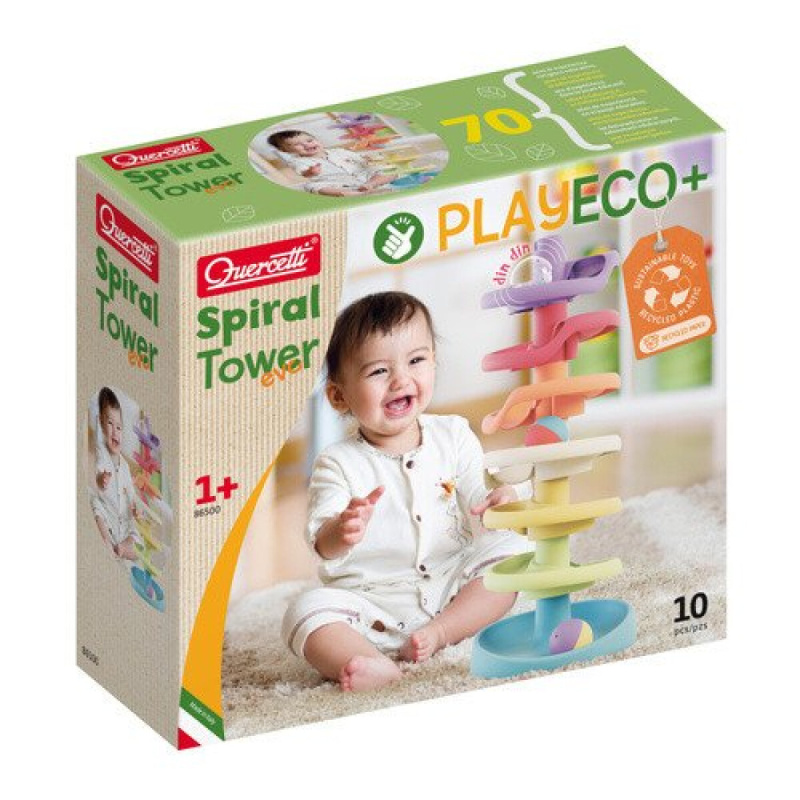 Quercetti Kuličková dráha Spiral Tower Play Eco+