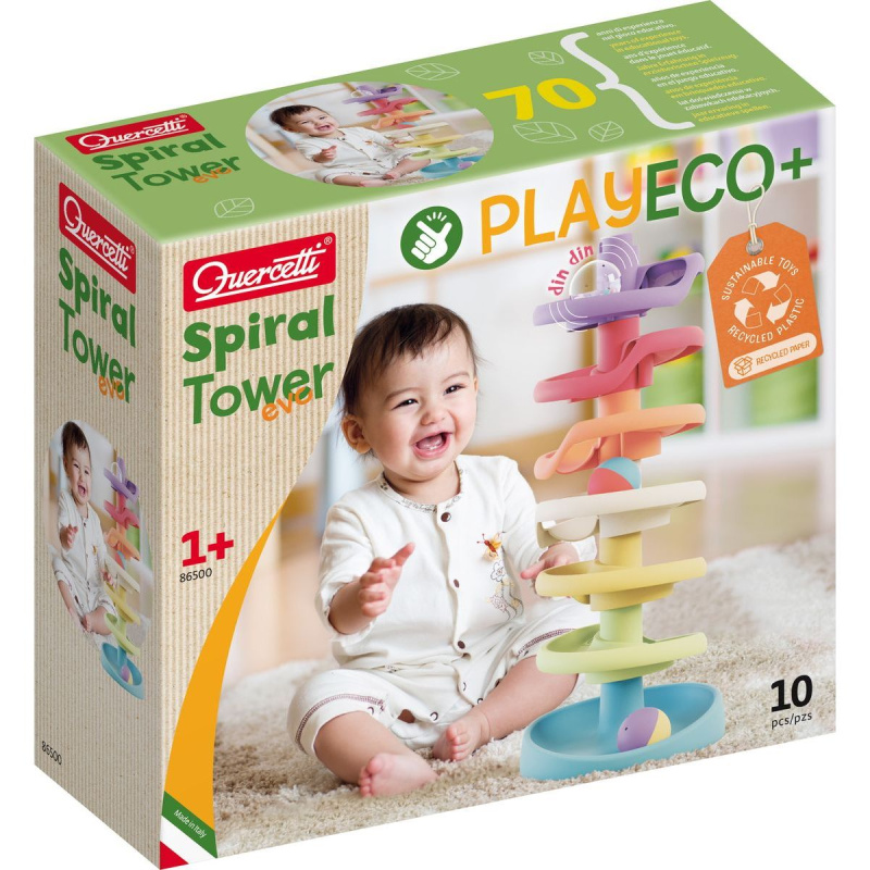 Quercetti Kuličková dráha Spiral Tower Play Eco+