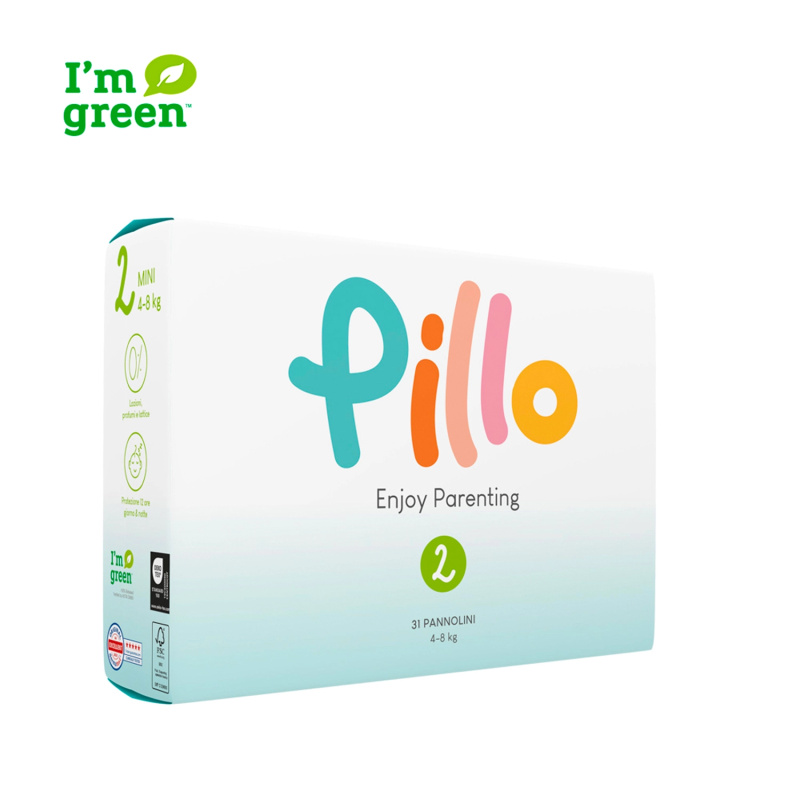 Pillo Premium Mini jednorázové pleny 4-8 kg 31 ks