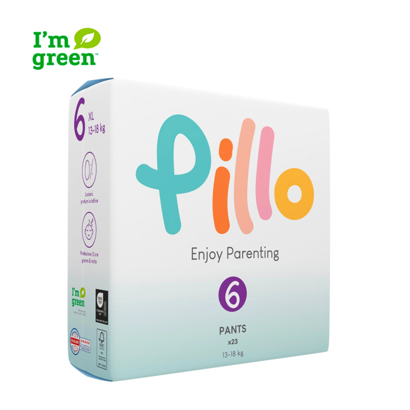 Pillo Premium Pants XL Size 6 jednorázové plenkové kalhotky 13-18 kg 23 ks