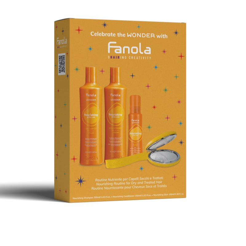 Fanola Wonder Nourishing Christmas Set dárková sada pro výživu a lesk
