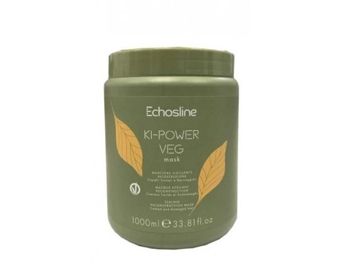 Echosline Ki-Power Veg Mask regenerační maska pro poškozené vlasy 1000 ml