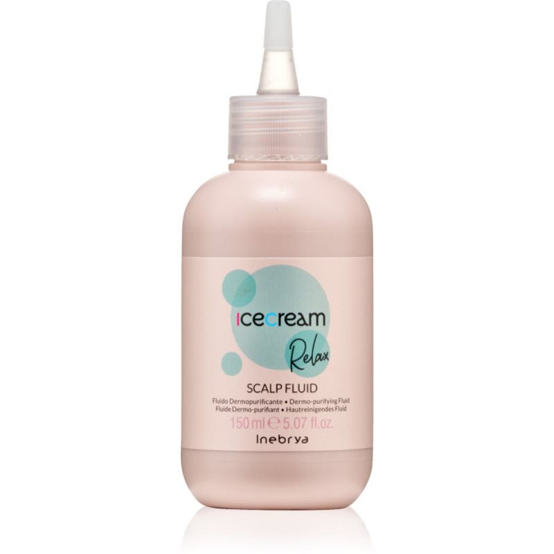 Inebrya Ice Cream Relax Scalp Fluid Pre-shampoo před-šamponová péče na pokožku hlavy 150 ml
