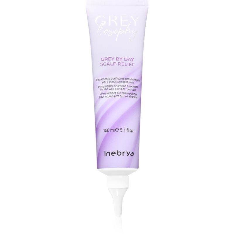 Inebrya Greylosophy Scalp Relief Pre-Shampoo Treatment před-šamponová péče pro pokožku hlavy 150 ml
