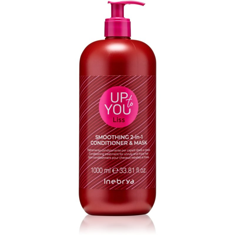 Inebrya Up To You Liss Smoothing 2-in-1 Mask & Conditioner uhlazující péče na vlasy 2 v 1 1000 ml