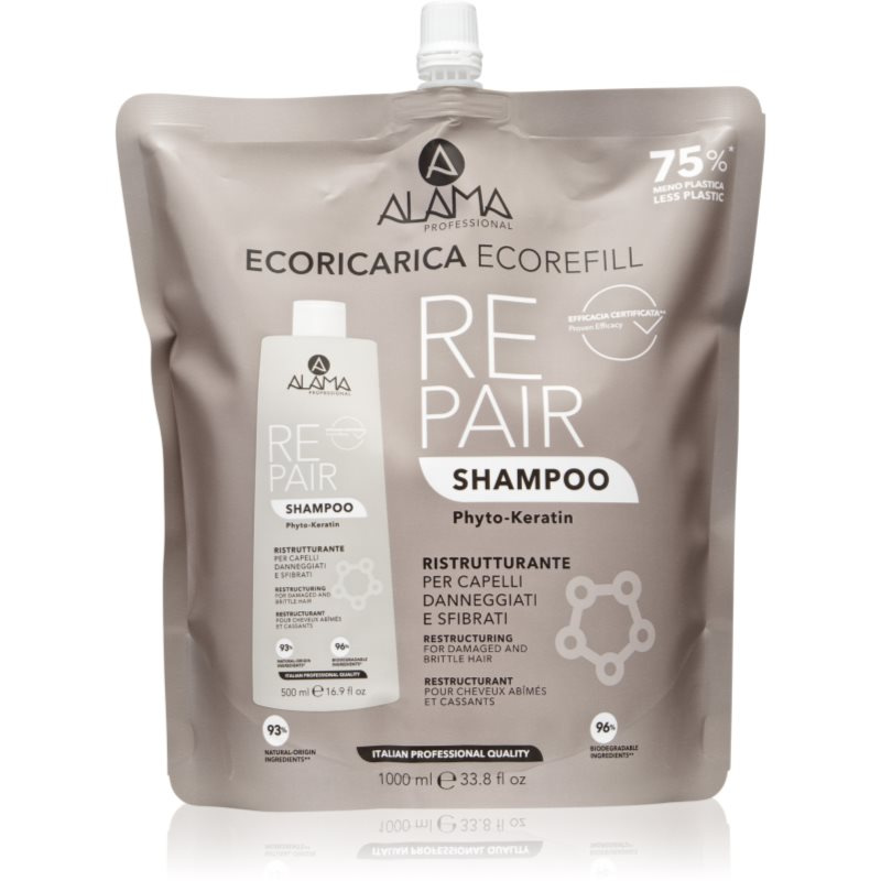 Alama Professional Repair Shampoo obnovující šampon Eco Refill 1000 ml