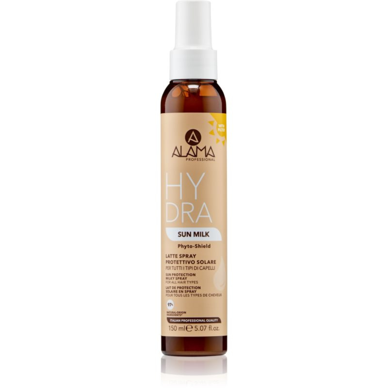 Alama Professional Hydra Sun Milk Phyto-Shield ochranné mléko na vlasy proti slunečnímu záření 150 ml