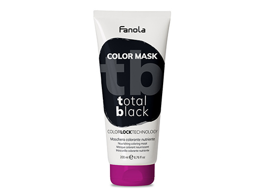 Maska Color Mask Total Black černá 200 ml Fanola