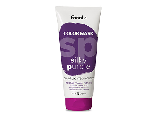 Maska Color Mask Silky Purple fialová 200 ml Fanola