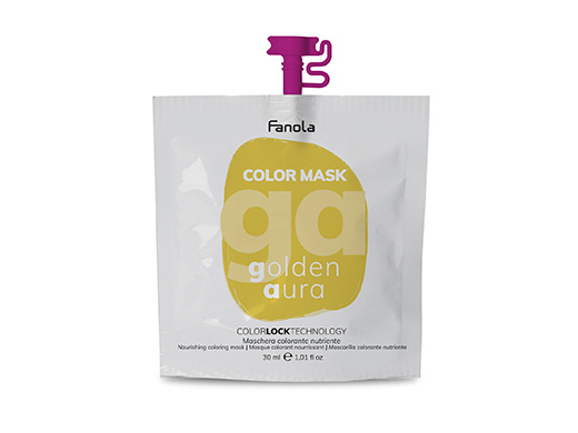Maska Color Mask Golden Aura zlatá 30 ml Fanola