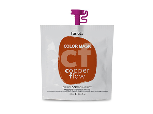 Maska Color Mask Copper Flow měděná 30 ml Fanola