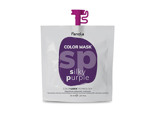 Maska Color Mask Silky Purple fialová 30 ml Fanola