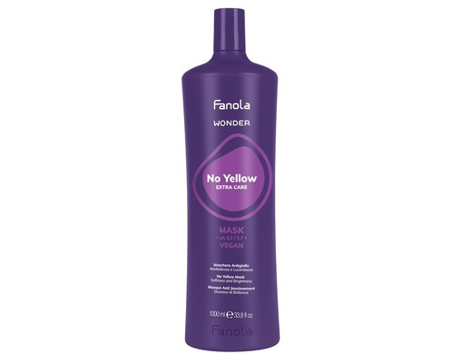 Fanola Wonder No Yellow Extra Care Mask maska na vlasy neutralizující žluté tóny 1000 ml