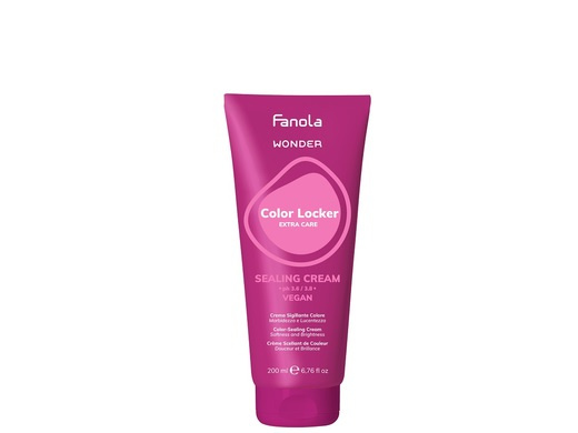 Fanola Wonder Color Locker Extra Care Sealing Cream vyhlazující krém na vlasy pro barvené vlasy 200 ml
