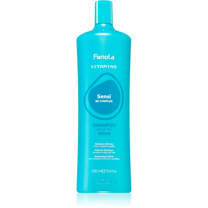 Fanola Vitamins Sensi Delicate Shampoo jemný čisticí šampon se zklidňujícím účinkem 1000 ml