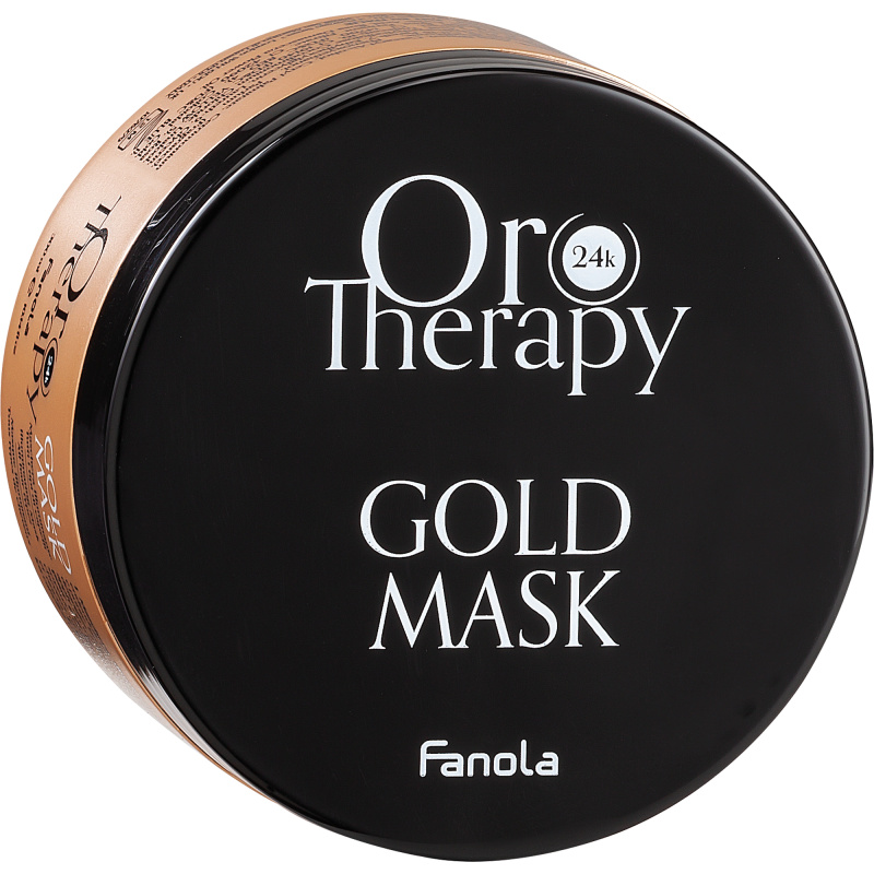 Fanola Oro Therapy Gold Mask hydratační maska pro suché a nepoddajné vlasy 300 ml