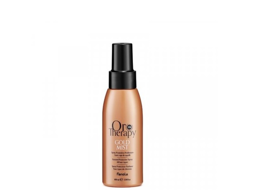 Fanola Oro Therapy Gold Mist stylingový ochranný sprej na vlasy s 24karátovým zlatem 100 ml