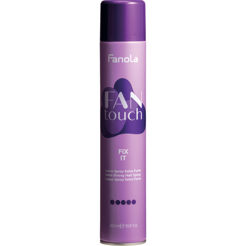 Fanola FAN touch FIX IT lak na vlasy s extra silnou fixací 500 ml
