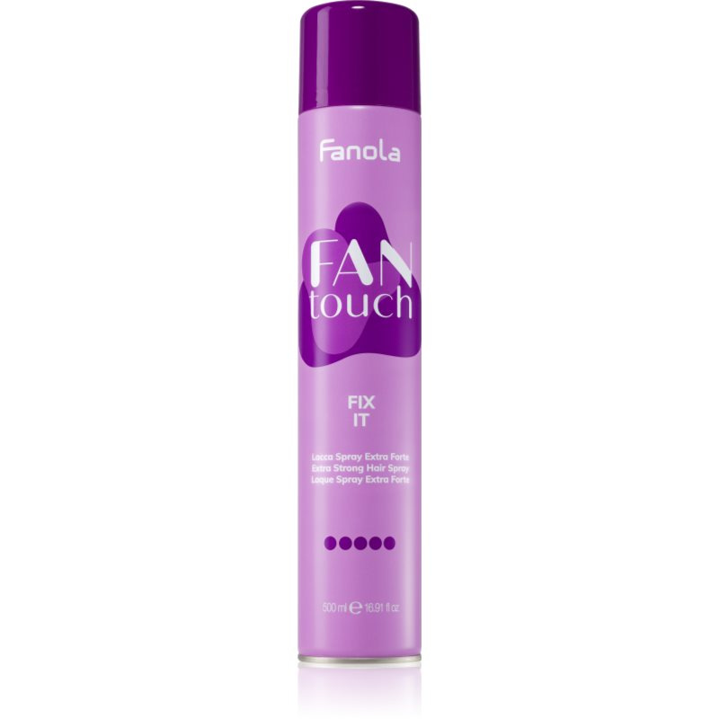 Fanola FAN touch FIX IT lak na vlasy s extra silnou fixací 500 ml