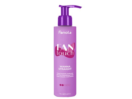 Fanola FAN touch Wanna Straight vyhlazující krém na vlasy proti krepatění 200 ml