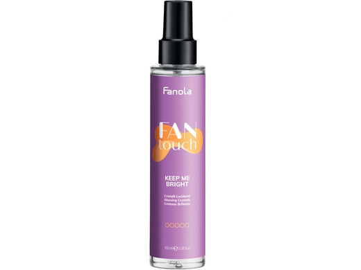 Fanola FAN touch KEEP ME BRIGHT sprej pro lesk a hebkost vlasů 100 ml