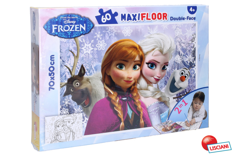 Frozen Puzzle Maxi 60 Elsa a Anna 70x50 cm 2v1
