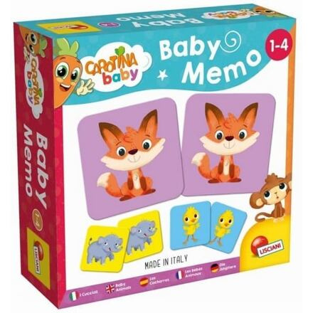 Lisciani CAROTINA BABY PEXESO - zvířátka