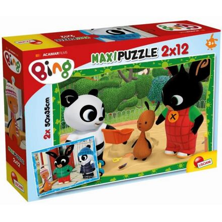 Lisciani Bing a jeho přátelé Puzzle 2x12