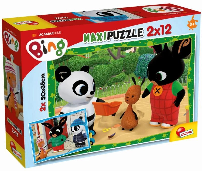 Lisciani Bing a jeho přátelé Puzzle 2x12