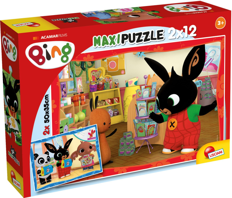 Lisciani Bing MAXI 2 x 12 dílků