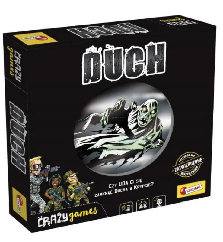 Lisciani Crazy Games: kooperativní desková hra Duch