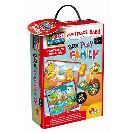 Lisciani Montessori Baby Box Play Family Vkládačka mláďátka