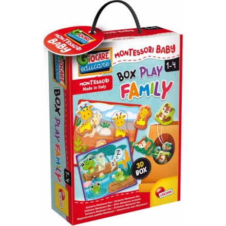 Lisciani Montessori Baby Box Play Family Vkládačka mláďátka