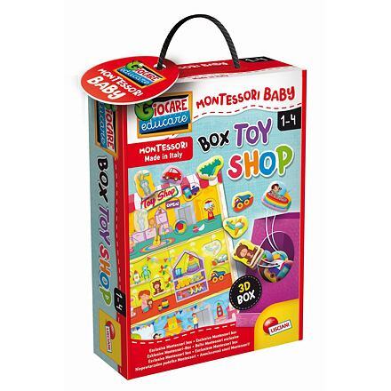 Lisciani Montessori Baby box Toy shop - Vkládačka