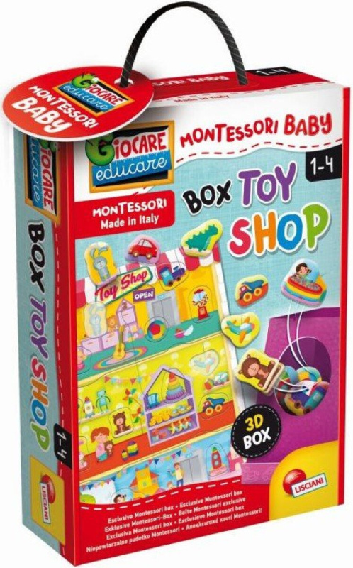 Lisciani Montessori Baby box Toy shop - Vkládačka