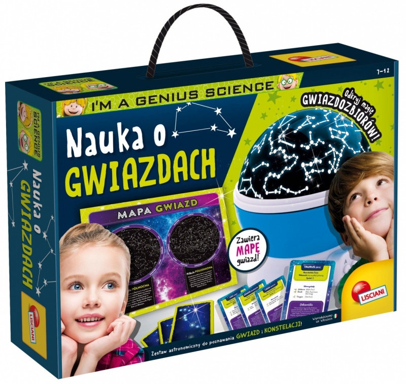 Lisciani Im a Genius science kit Věda o hvězdách