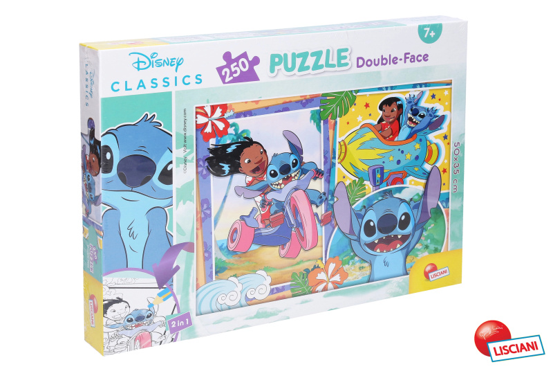 Lilo & Stitch Puzzle oboustranné 50x35cm 250 dílků