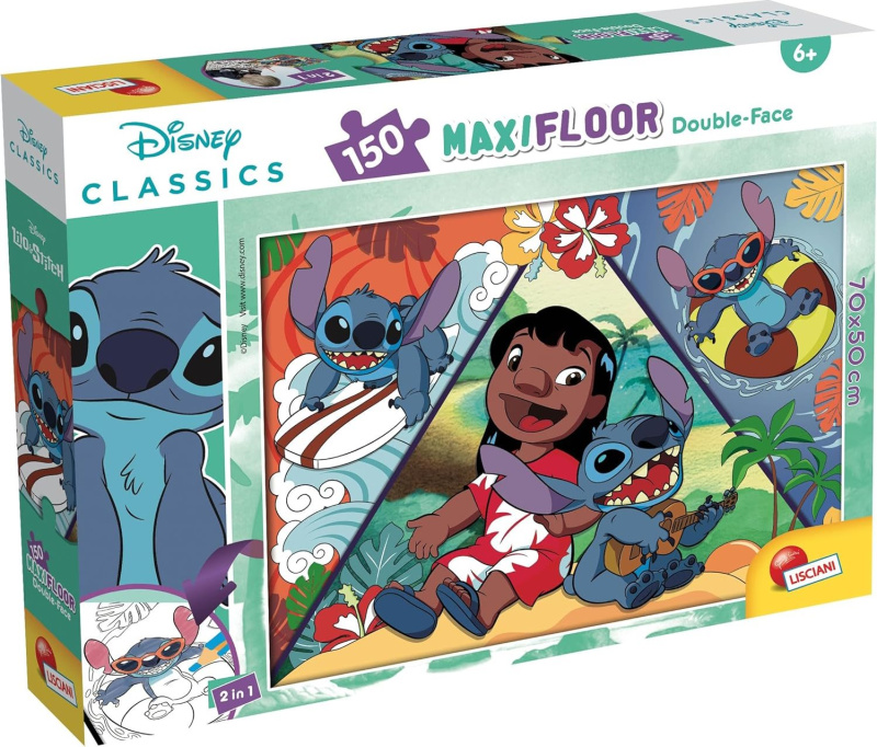 Maxipodlaha puzzle 150 LILO & STITCH