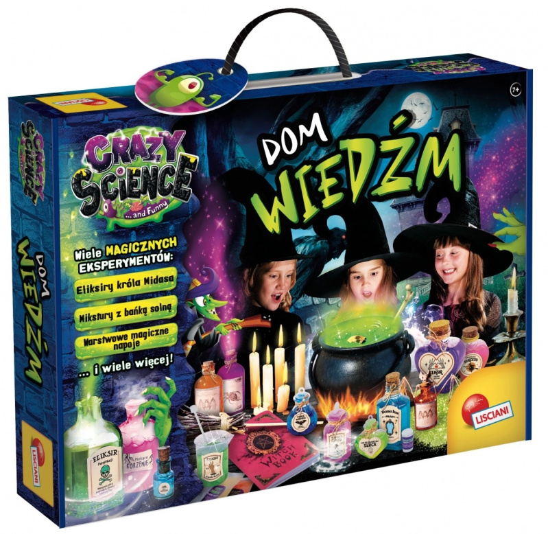 Crazy Science čarodějnický dům – magická sada experimentů