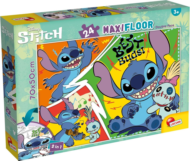 Stitch puzzle maxi oboustranné 24dílků