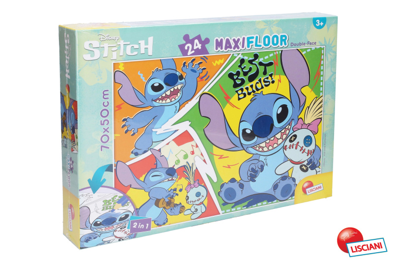 Stitch puzzle maxi oboustranné 24dílků