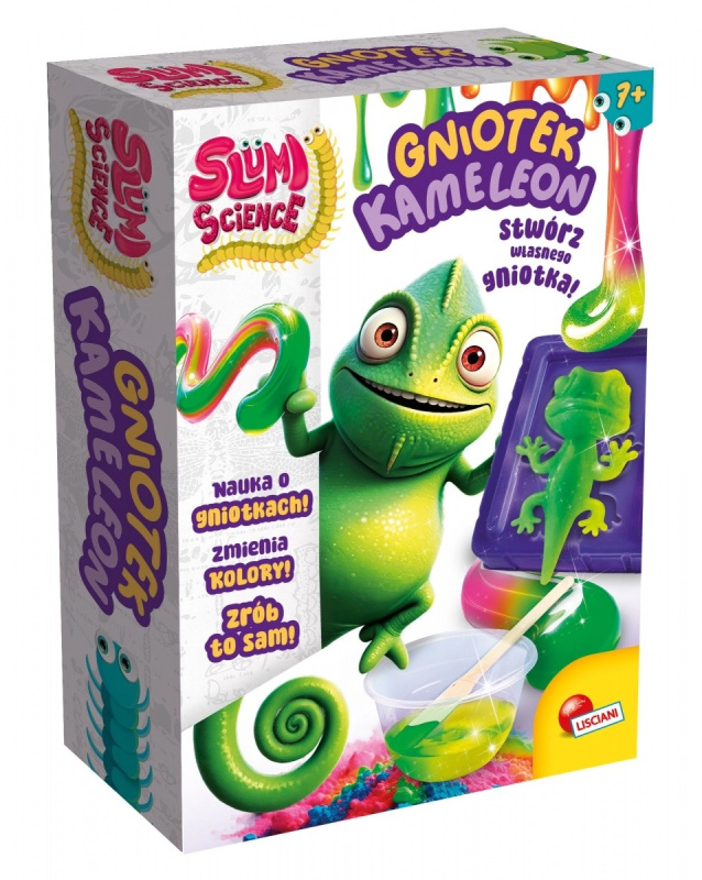 Zestaw Slumi Science - Antistresový Chameleon