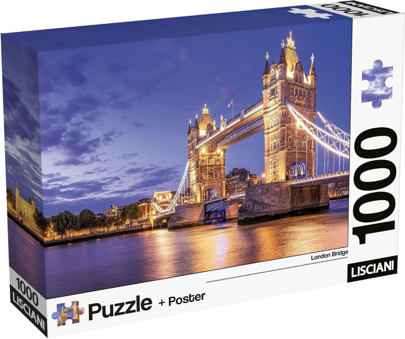 Puzzle Lisciani 1000 dílků Tower Bridge, Londýn