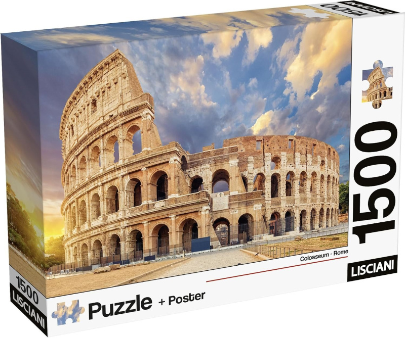 Puzzle Lisciani 1500 dílků Koloseum, Řím