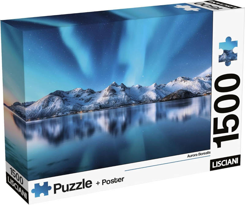 Puzzle Lisciani 1500 dílků Polární záře