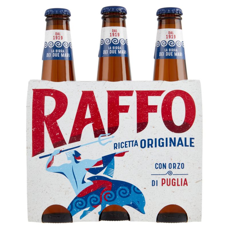 Raffo Pivo originál (Ricetta Originale) 4,7% 3x330 ml