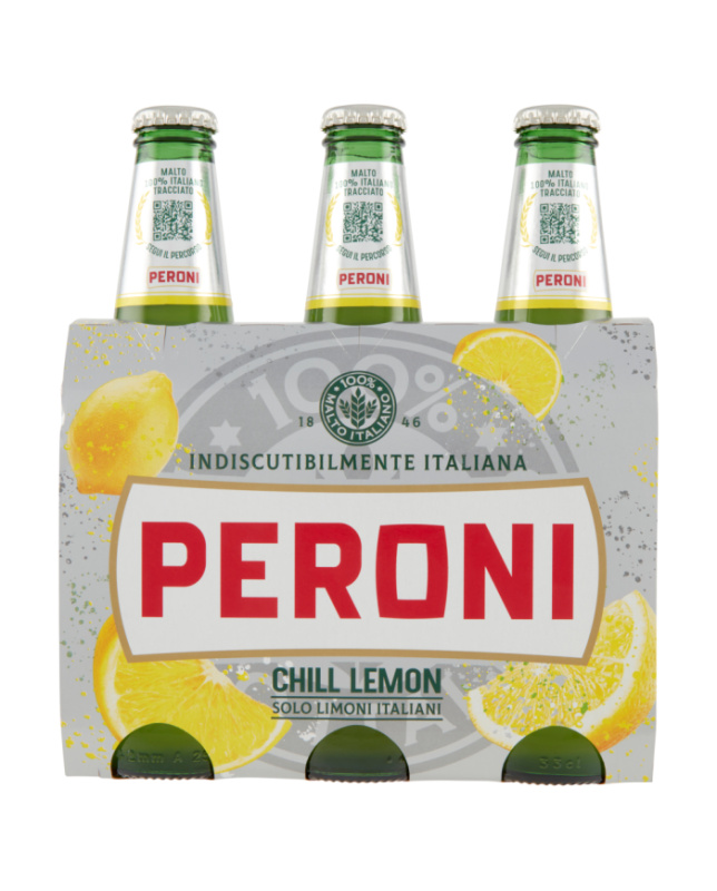 Peroni Pivo citronové (Birra Chill Lemon) 2% 3x33cl